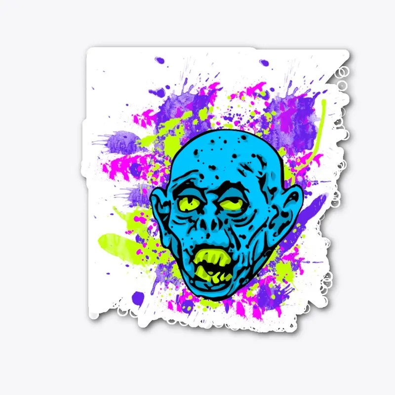 NEON ZOMBIE GETTIN' SILLY